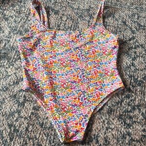 Floral women’s cheeky one piece